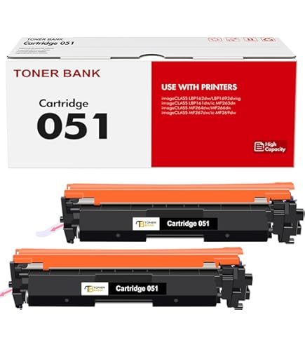 Amazon.co.jp: 051H 051 大容量ブラックトナーカートリッジ 4個パック