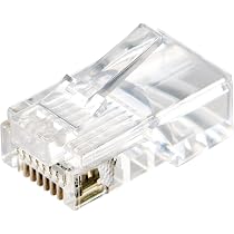 ジョイント100セットCat 5e RJ45コネクタ 8ピン ホワイト PC周辺機器 ジョイント100セットCat 5e RJ45コネクタ 8ピン ホワイト