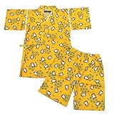 甚平スーツ キッズ ベビー 男の子 女の子 子供 夏物 ドラゴン 金魚 ネコ タヌキ イチゴ fo-jib 120 No.07