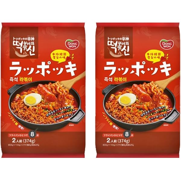 Amazon.co.jp: コストコ 東遠ラッポッキ504g x 3袋 大容量 韓国料理