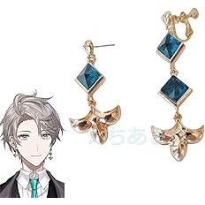 Amazon Co Jp バーチャル Youtuber Vtuber にじさんじ所属 甲斐田晴 イヤリング Rof Mao 風 コスプレ 小物 キャラクター 風 アクセサリー ピアス 変装 仮装 イベント パーティ グッズ ピアス 耳穴あり ホビー