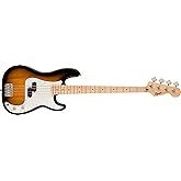 Fender(フェンダー) Squier by Fender スクワイヤー エレキベース Squier Sonic™ Precision Bass®, Maple Fingerboard, White Pickguard, 2-Color Sunbu