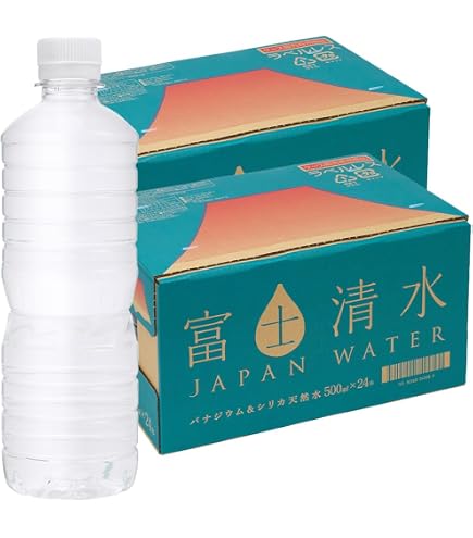 Amazon.co.jp: 霧島シリカ水源 天然水 軟水 PET 500ml×24本入【×2