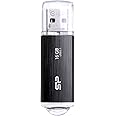 シリコンパワー USBメモリ 16GB USB3.1 & USB3.0 ヘアライン仕上げ Blaze B02 SP016GBUF3B02V1K