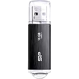 シリコンパワー USBメモリ 16GB USB3.1 & USB3.0 ヘアライン仕上げ Blaze B02 SP016GBUF3B02V1K