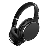 Srhythm NC25 ノイズキャンセリングヘッドホン ワイヤレス Bluetooth 5.3 ヘッドフォン オーバーイヤー型 50時間音楽再生 低遅延 超軽量 折りたたみ式 ハンズフリー通話 ブラック