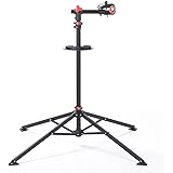 サンワダイレクト 自転車 メンテナンススタンド 高さ調節 118～200cm 工具トレー付 ディスプレイスタンド 800-BYWST1