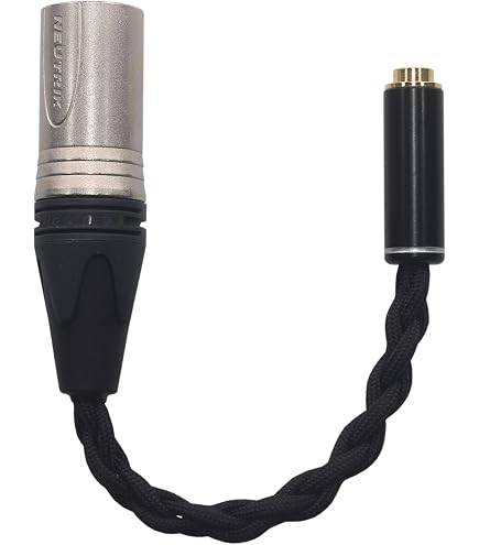 Amazon | NewFantasia 4ピン XLR バランスケーブル 6N OCC 銅 単結晶