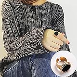 PowerLead 円形のオープニングリング女性の誇張されたインデックスフィンガーリング個性のヒップスターリングと黒のベルベットの装飾