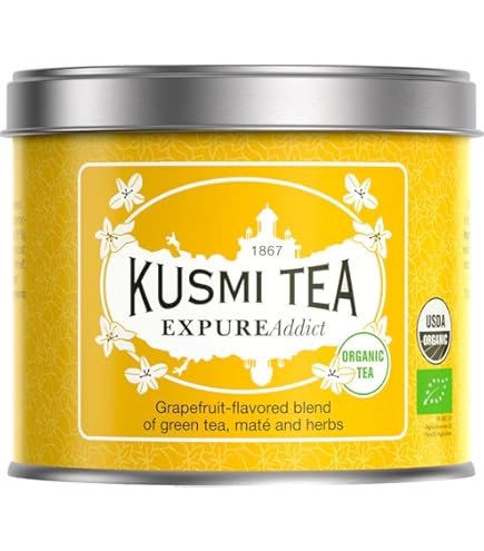 Amazon | KUSMI TEA クスミティー | グリーン ジンジャー レモン 100g