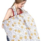 FicBox Breast Feeding Nursing Cover Made By Cotton (Soleil) by FicBox