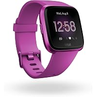 Fitbit Versa Smartwatch, Black/Black Aluminium, One Size (S \u0026 L Bands  Included) : Amazon.com.au: Electronics