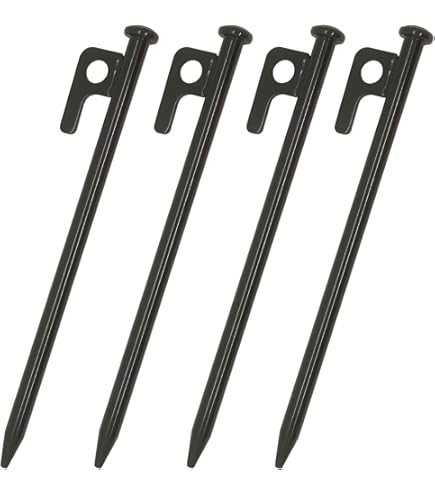 Amazon.co.jp: ペグ 4本セット ピンペグ テントペグ キャンプ用品