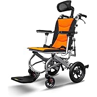 Amazon | UDKAEYT 車椅子 リクライニング 折りたたみ 軽量 コンパクト