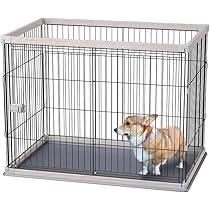 アイリスオーヤマ 犬 サークル ウッディサークル ハイタイプ ライトナチュラル 41dx0zD0A+L._SS200_.jpg