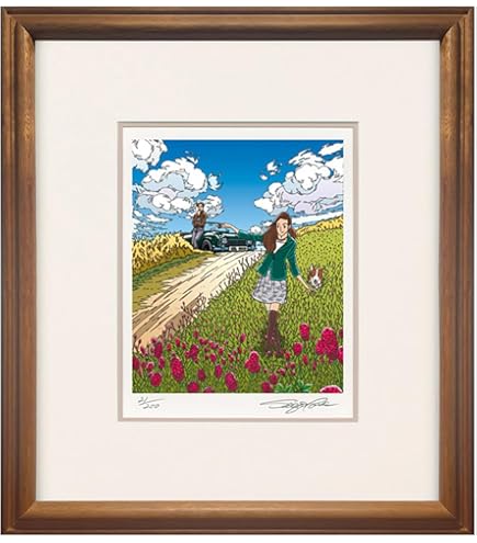 Amazon.co.jp: わたせせいぞう 版画（シルクスクリーン）「向かう明日