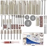 SPTA ロータリーツールアクセサリーセット付きボックス サンディング/グラインディングセット 為に 1/8"（3mm）シャンク Dremel (ドレメル）Proxxon ロータリーツール--サンディ