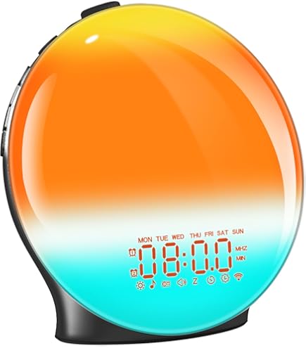 光で起きる目覚まし時計 光目覚まし時計 快眠 アラーム 光 12000ルクス JUXLamp SAD-DP