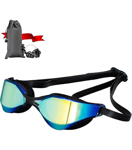 XDX Anti-Fog Swim Goggles With UV Protection - Detachable Lenses For Men & Women Swimming