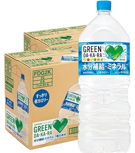 Amazon.co.jp: 《2ケースセット》 サントリー GREEN DA・KA・RA