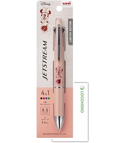 Amazon | ミニーマウス ボールペン＆シャープペン ジェットストリーム
