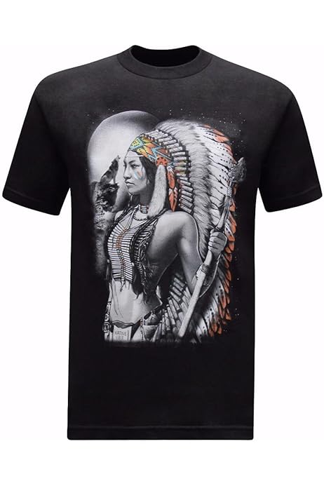 tees geek Native American Woman Warrior 