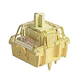【国内正規品】Akko(アッコ) V5 Cream Yellow Pro スイッチ 押下圧50gf リニア 5ピン メカニカルキーボード対応 45個入り