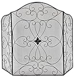 Sun画面Uniqueメタル暖炉スクリーン