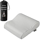 エムール ウルトラコンパクトピロー 枕 グレー 専用収納ポーチ付き 約250g