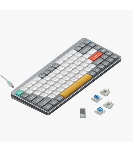 nuphy Air60 V2 Portable Mechanical Wireless Mini Keyboard with