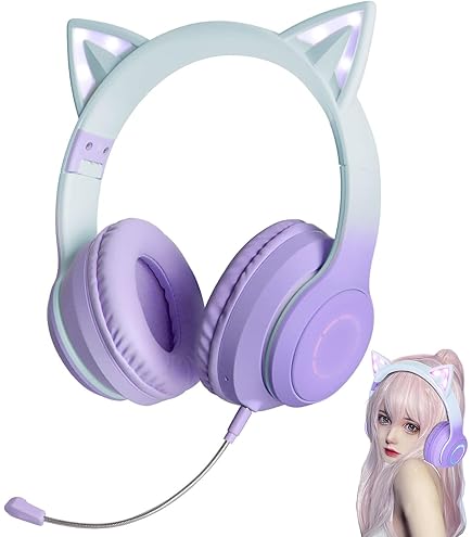 Amazon.co.jp: Topsky Bluetooth 5.1 猫耳ヘッドホン ヘッドホン