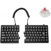 BAROCCOMiSTEL MD770 (日本語配列/静音赤軸) 分離型 キーボード 有線 USB 88 キー 黒色 PBT 白色ダブルショット MX Cherry マクロ機能搭載 Nキーロールオーバー対応 メディアキー対応 【日本正規代理店製品】 