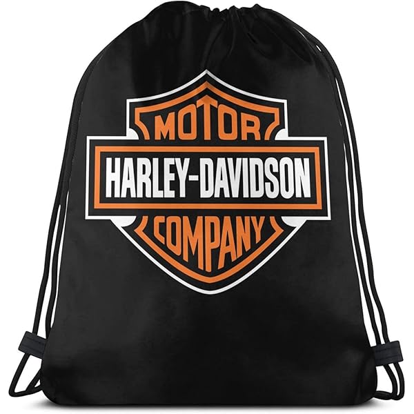 Amazon | ハーレーダビッドソン 大容量ユニセックス折りたたみ式巾着袋