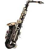 ZEYUAN Eb アルト サックス サックス ブラス ラッカー ゴールド 82Z キー タイプ 木管楽器 パッド入りキャリー ケース付き 手袋 クリーニング クロス ブラシ サックス ストラップ リード