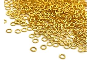 「マ0305」 ４０ｇ入(約2000個) 丸カン マルカン 直径3mm 線径0.5mm 直径3mm 線径0.5mm,ゴールド