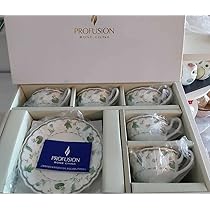 Amazon.co.jp: ナルミPROFUSIONティーカップ&ソーサー5客セット