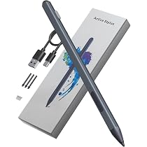 Amazon | Surface ペン 4096筆圧 & 導電繊維ペン先搭載 | 磁気吸着
