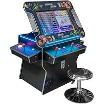 レトロ ゲーム台 2台  ジャンク 2 プレーヤーアーケードビデオゲームコンソール 22 インチ LCD