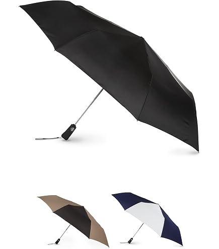 DAVEK SOLO UMBRELLA (Classic Black) - Quality Windproof Travel