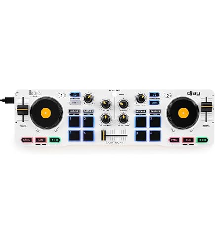Hercules DJ Control Starlight Compact Controller with Serato DJ