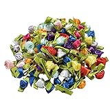 funnytoday365 50個Small Miniサテンリボン人工装飾花ローズウェディングデコレーション裁縫アップリケDIYのホームパーティー