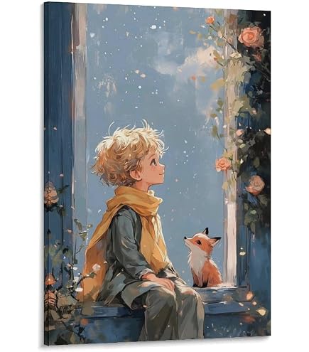 Amazon.co.jp: 星の王子さま ポスター 絵画 インテリア 壁紙用 壁紙