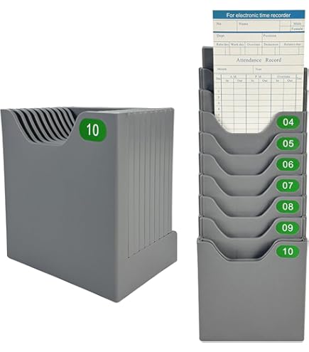 Amazon | ニッポー タイムカードラック 50人用 CR-50N | タイムカード