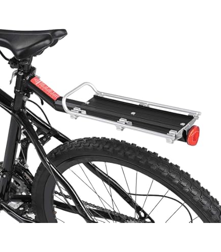 Amazon | Palumma自転車用荷台 リアキャリア 伸縮自在 簡単取り付け
