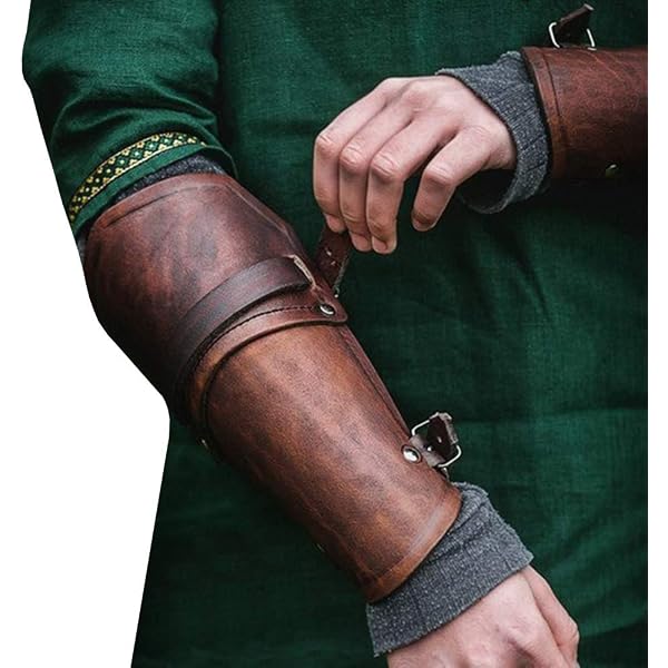 HiiFeuer Mittelalter-Weste Aus Wildleder – Verstellbare Schnalle, Perfekt Für Renaissance-Fans, Piraten Oder Ritter-Cosplay