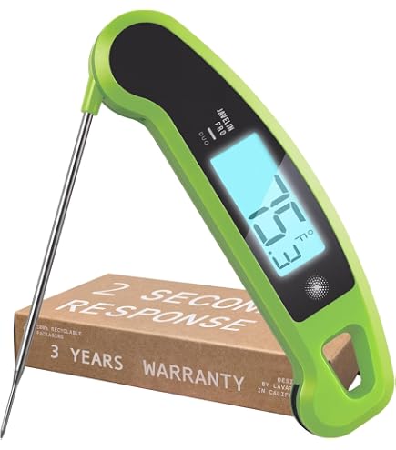 Instant Read Meat Thermometer For Cooking-0.6S Ultra-Fast Digital Food