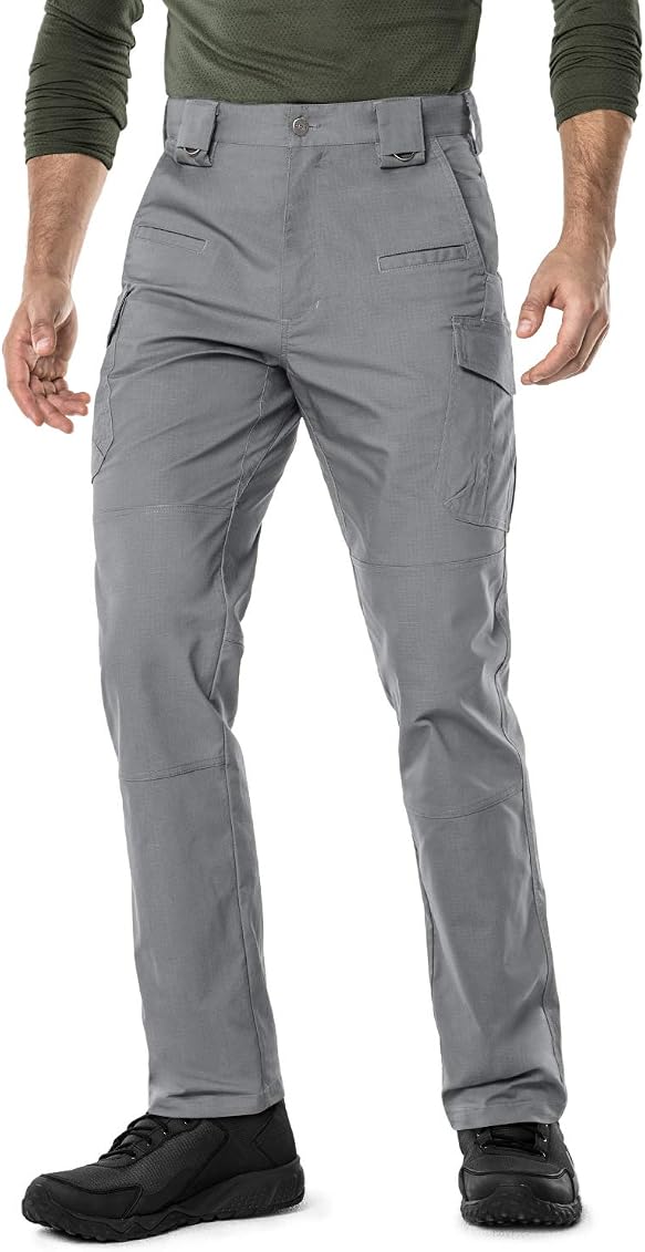 CQR Men's Flex Stretch Tactical Pants 