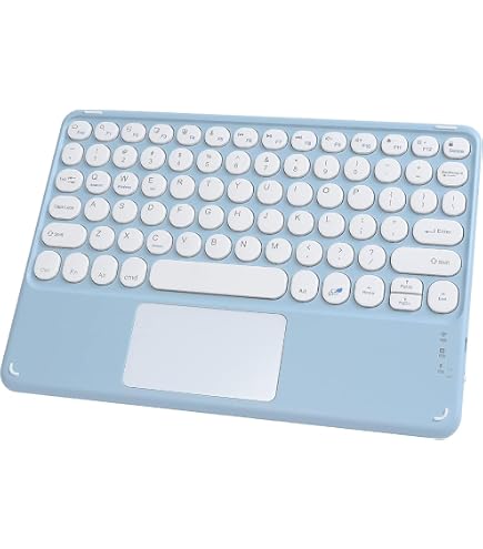 薄型キーボード ブルー iPhone iPad用 Amazon | Bluetooth キーボード ipad用 タブレット用 スマホ用 ノート