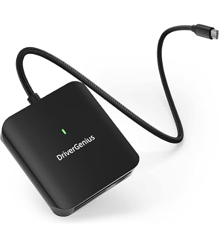 Lecteur De Cartes SD USB-C UHS-II V90/V60 - DriverGenius ProRead V9 - Haute Vitesse Jusqu'à 5 Gbps Pour Photographes Et Vidéastes - 5