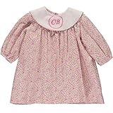 赤ちゃん女の子ピンク花柄モノグラムドレス カラー: ピンク